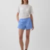 Shorts à carreaux en seersucker 4"