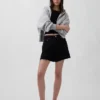 Shorts coupé ultra-doux à taille mi-haute et coupe décontractée, 4"