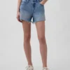 Shorts coupé ultra-doux à taille mi-haute et coupe décontractée, 4"