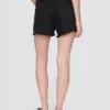 Shorts coupé ultra-doux à taille mi-haute et coupe décontractée, 4"
