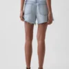 Shorts coupé ultra-doux à taille mi-haute et coupe décontractée, 4"