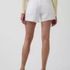 Shorts coupé ultra-doux à taille mi-haute et coupe décontractée, 4"