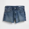 Shorts coupé ultra-doux à taille mi-haute et coupe décontractée, 4"