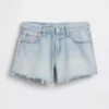 Shorts coupé ultra-doux à taille mi-haute et coupe décontractée, 4"