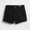Shorts coupé ultra-doux à taille mi-haute et coupe décontractée, 4"