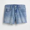 Shorts coupé ultra-doux à taille mi-haute et coupe décontractée, 4"