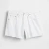 Shorts coupé ultra-doux à taille mi-haute et coupe décontractée, 4"