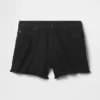 Shorts coupé ultra-doux à taille mi-haute et coupe décontractée, 4"