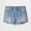 Shorts coupé ultra-doux à taille mi-haute et coupe décontractée, 4"