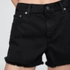 Shorts coupé ultra-doux à taille mi-haute et coupe décontractée, 4"