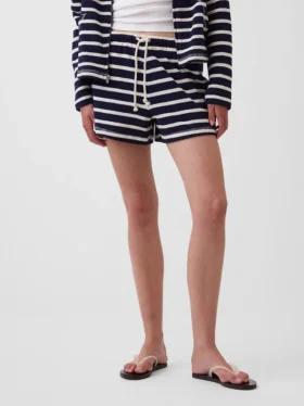 Shorts décontracté en tissu éponge de 3,5″
