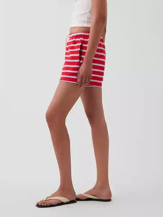 Shorts décontracté en tissu éponge de 3,5"