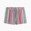 Shorts décontractés en gaze de coton à taille mi-haute de 4"
