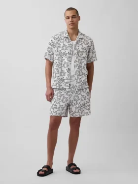 Shorts décontractés texturés Keith Haring
