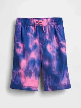 Shorts de bain recyclé pour enfants, 8"