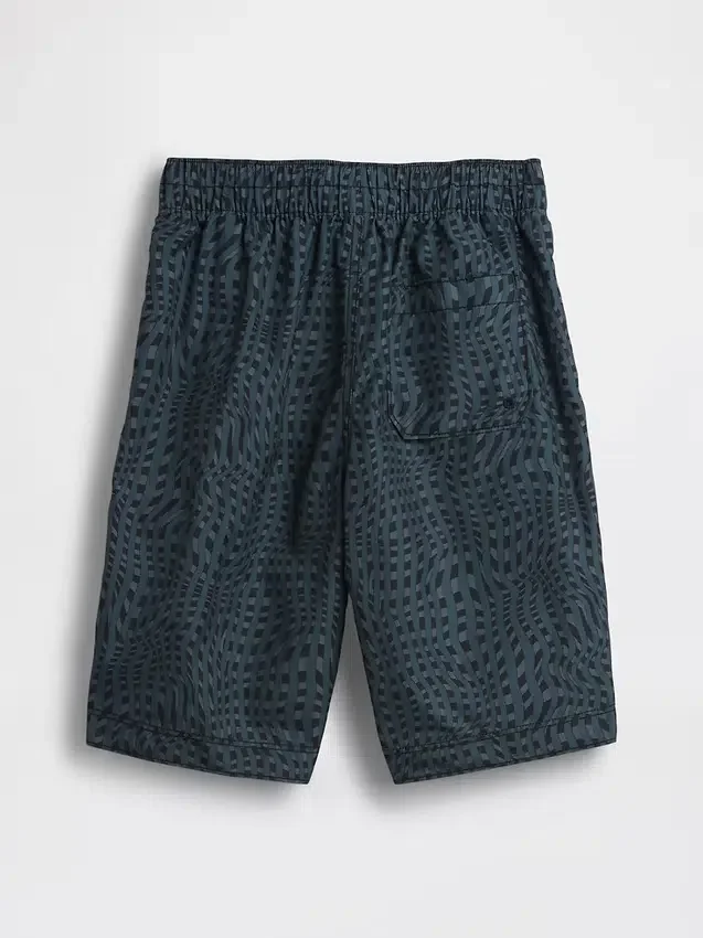 Shorts de bain recyclé pour enfants, 8"