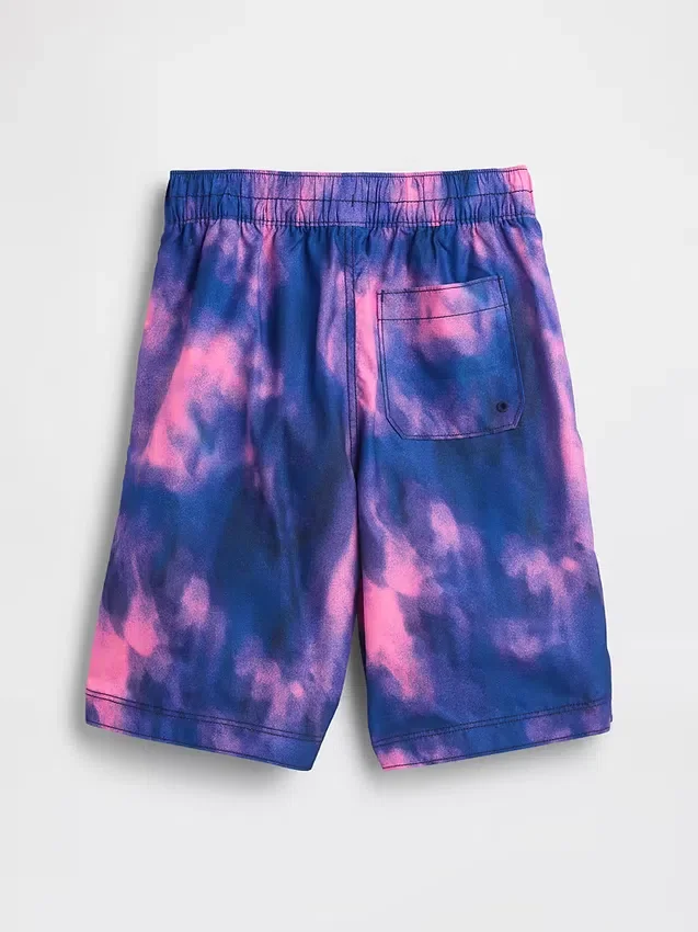 Shorts de bain recyclé pour enfants, 8"