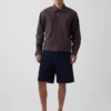 Shorts de charpentier en denim ample, 10,5"