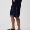 Shorts de charpentier en denim ample, 10,5"