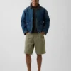 Shorts de charpentier en denim ample, 9"