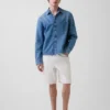 Shorts de charpentier en denim ample, 9"