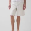 Shorts de charpentier en denim ample, 9"