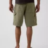 Shorts de charpentier en denim ample, 9"
