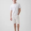 Shorts de charpentier en denim ample, 9"