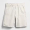 Shorts de charpentier en denim ample, 9"