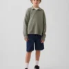 Shorts de charpentier en denim ample et décontracté pour enfants, style années 90