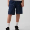 Shorts de charpentier en denim ample et décontracté pour enfants, style années 90