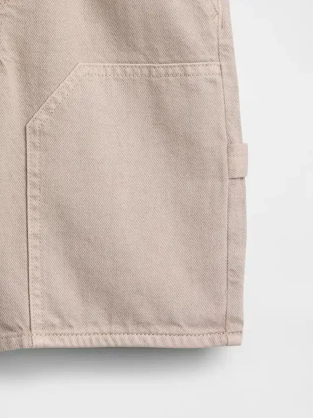 Shorts de charpentier en denim ample et décontracté pour enfants, style années 90