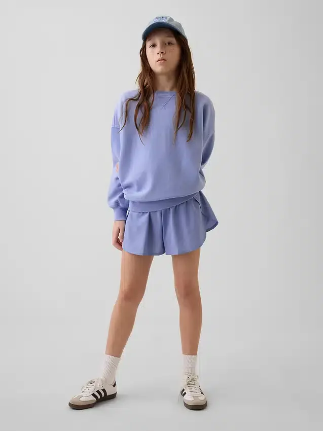 Shorts de course à ourlet papillon à séchage rapide pour enfants