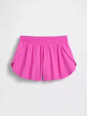 Shorts de course à ourlet papillon à séchage rapide pour enfants