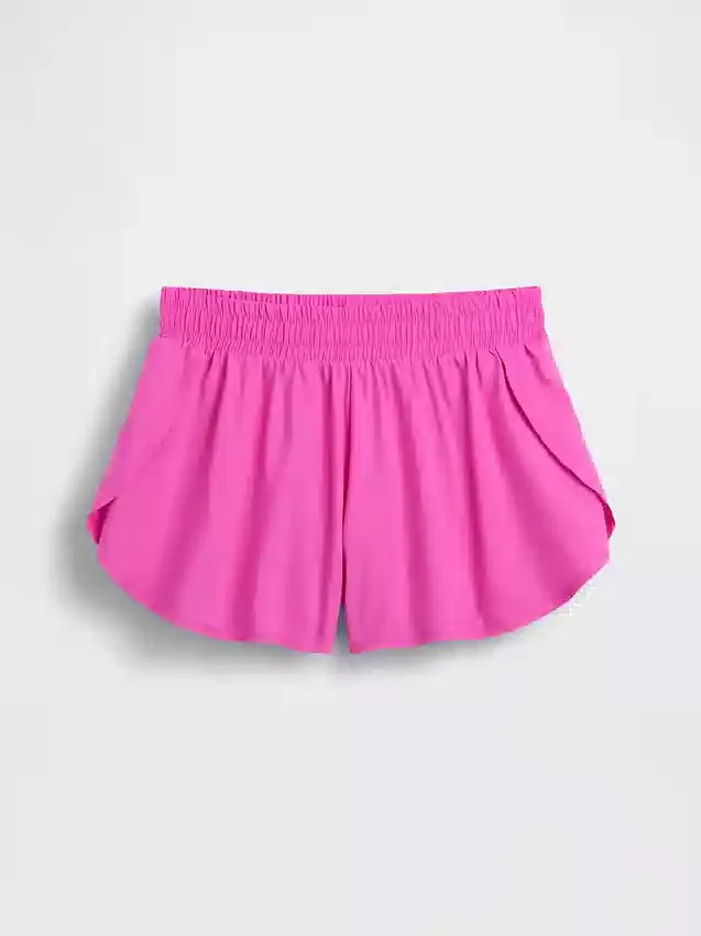 Shorts de course à ourlet papillon à séchage rapide pour enfants