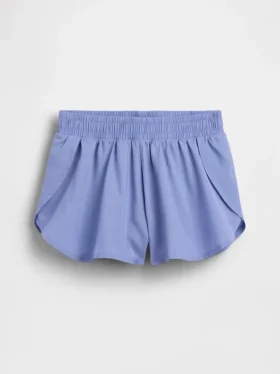 Shorts de course à ourlet papillon à séchage rapide pour enfants