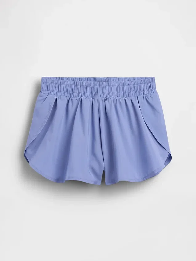 Shorts de course à ourlet papillon à séchage rapide pour enfants