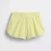 Shorts de course à ourlet papillon à séchage rapide pour enfants