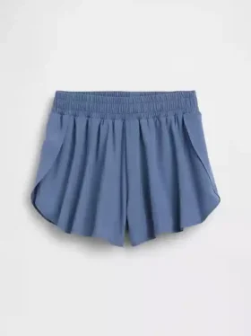 Shorts de course à ourlet papillon à séchage rapide pour enfants