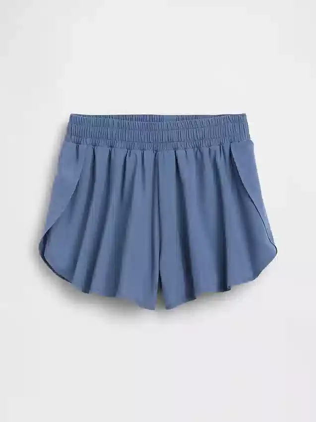 Shorts de course à ourlet papillon à séchage rapide pour enfants