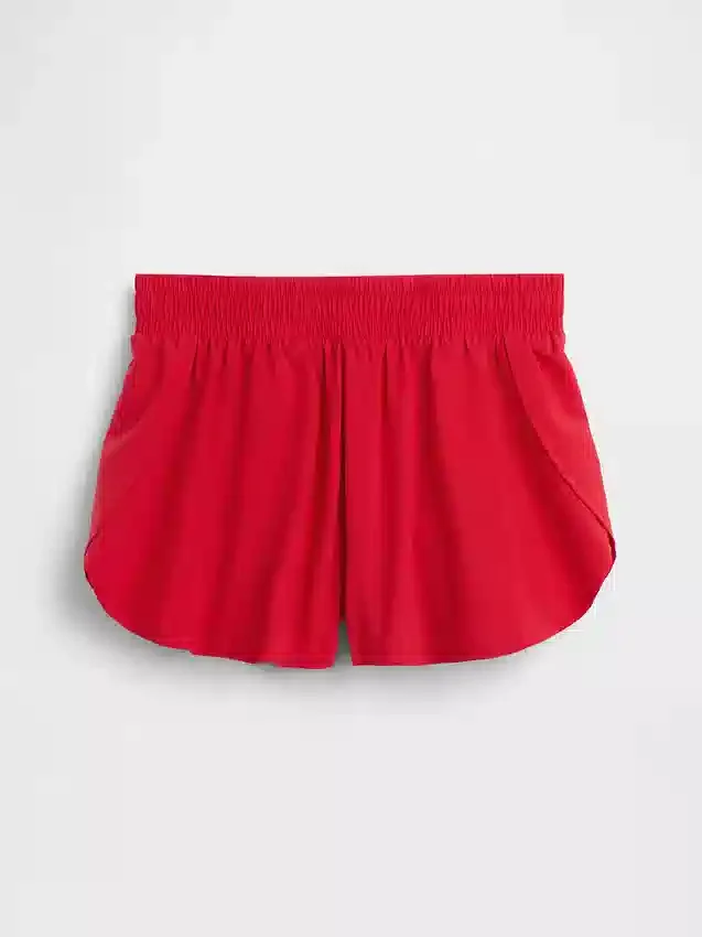 Shorts de course à ourlet papillon à séchage rapide pour enfants