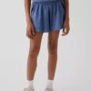 Shorts de course à ourlet papillon à séchage rapide pour enfants