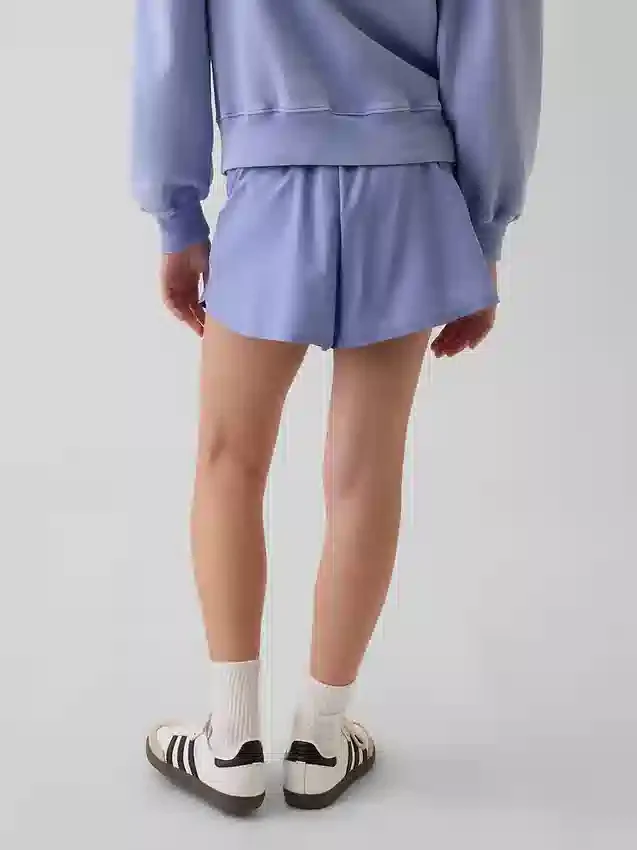 Shorts de course à ourlet papillon à séchage rapide pour enfants