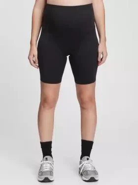 Shorts de cyclisme de maternité « Power Full Panel » en tissu recyclé