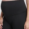 Shorts de cyclisme de maternité « Power Full Panel » en tissu recyclé