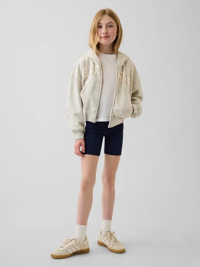 Shorts de cyclisme à revers pour enfants