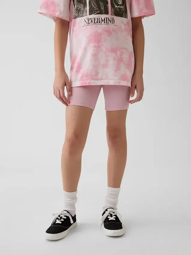 Shorts de cyclisme à revers pour enfants