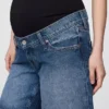 Shorts de maternité en denim à panneau intégral, 7"