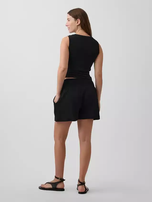Shorts de maternité faciles à enfiler sous le ventre