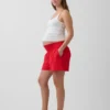 Shorts de maternité faciles à enfiler sous le ventre